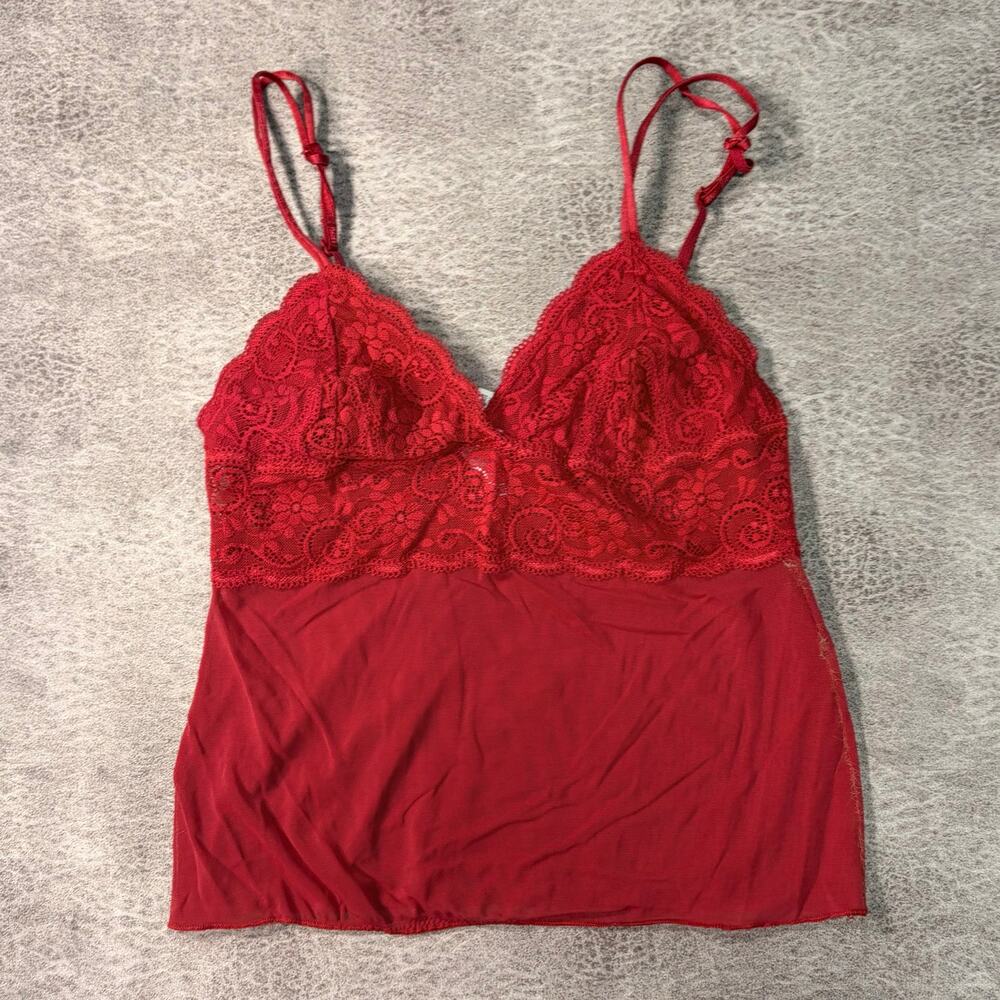 Vintage Vassarette Lace Crop Cami